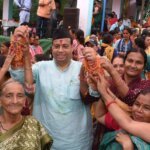 यमकेश्वर विधानसभा की बहनों ने वरिष्ठ भाजपा नेता व बीकेटीसी अध्यक्ष हेमंत द्विवेदी पर बांधा रक्षा सूत्र,